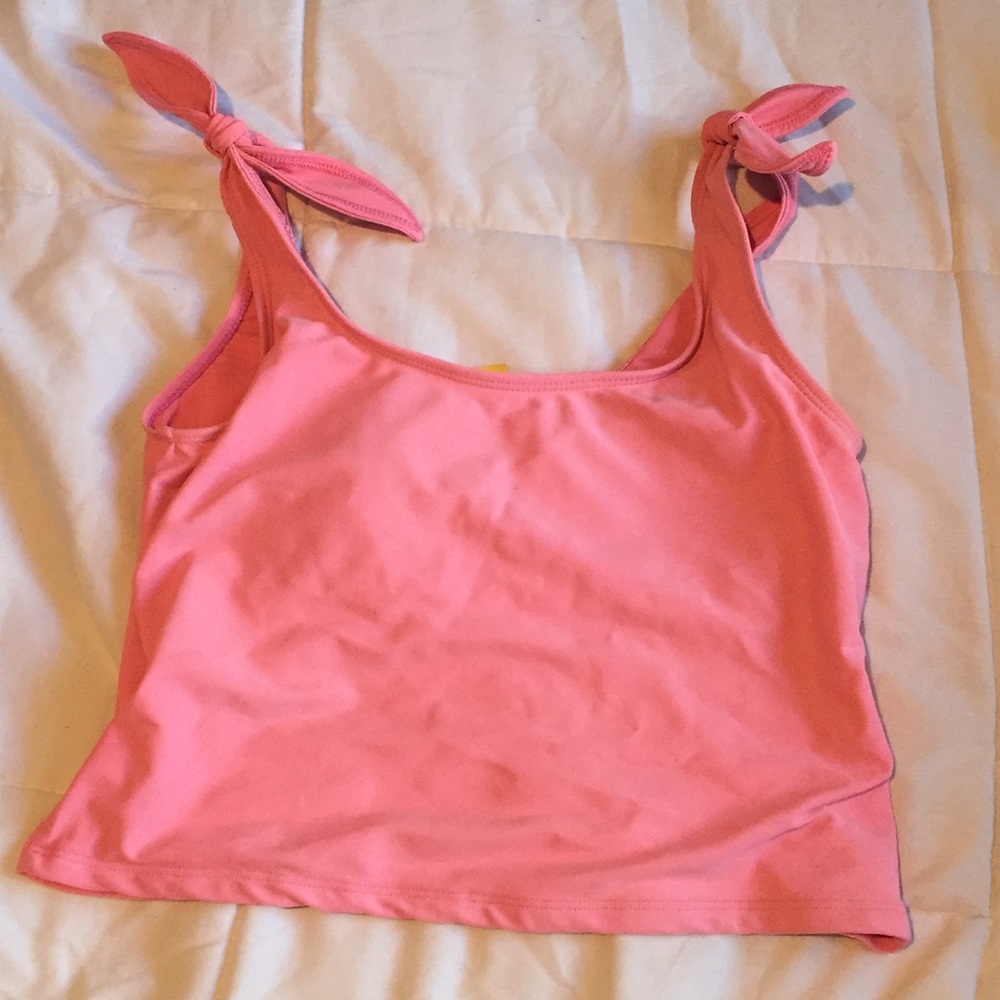 kortni jeane pink swimsuit top